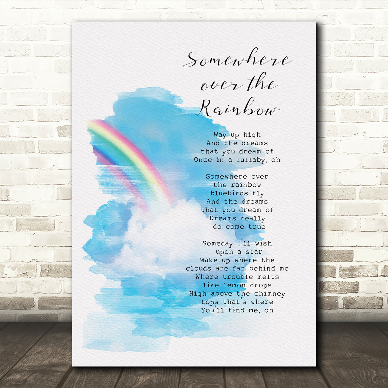 Lyrics somewhere over the deals rainbow