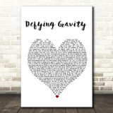 Idina Menzel Defying Gravity Heart Song Lyric Quote Print