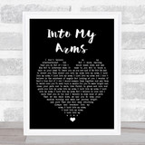 Nick Cave & The Bad Seeds Into My Arms Black Heart Song Lyric Framed Print