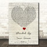 Stormzy Blinded By Your Grace Part 2 Script Heart Song Lyric Print