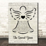 Val Doonican The Special Years Music Script Angel Song Lyric Print