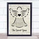 Val Doonican The Special Years Music Script Angel Song Lyric Print