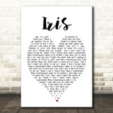 Iris Goo Goo Dolls Heart Quote Song Lyric Print