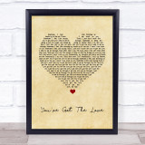 Candi Staton You've Got The Love Vintage Heart Song Lyric Quote Print