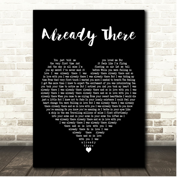 Joan Armatrading Already There Black Heart Song Lyric Print