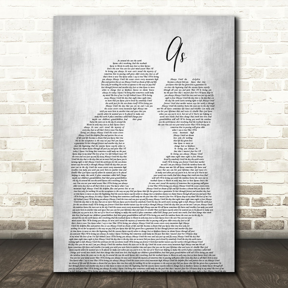 George Michael, Mary J. Blige As Man Lady Bride Groom Wedding Grey Song Print