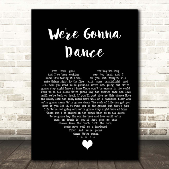 Cody Jinks We're Gonna Dance Black Heart Song Lyric Print
