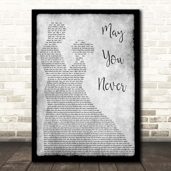 John Martyn May You Never Grey Man Lady Dancing Song Lyric Print