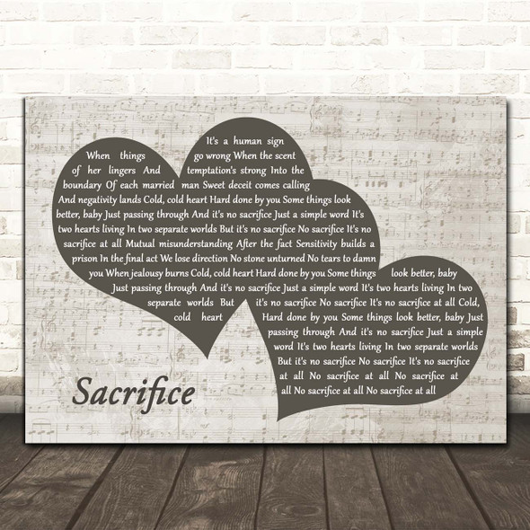 Sacrifice Lyrics by Elton John