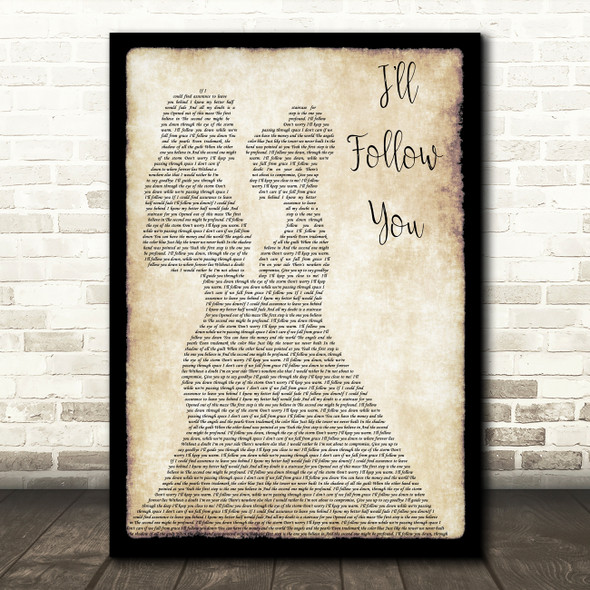 Shinedown I'll Follow You Lesbian Couple Two Ladies Dancing Song Lyric Music Art Print