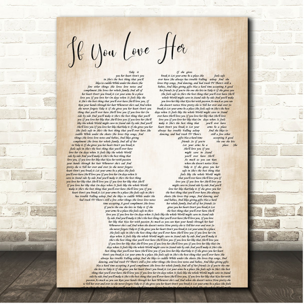 Forest Blakk If You Love Her Lesbian Couple Song Lyric Print