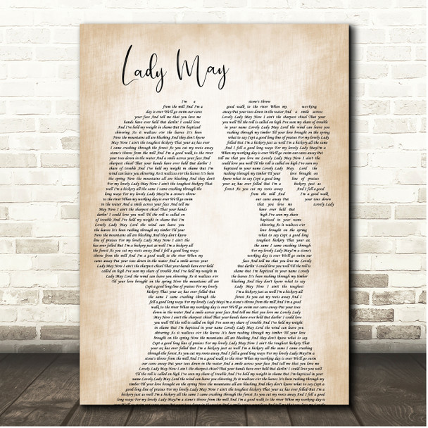 Tyler Childers Lady May Lesbian Couple Song Lyric Print