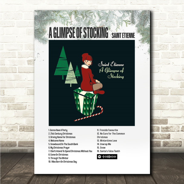 Saint Etienne A Glimpse Of Stocking Music Polaroid Vintage Music Wall Art Poster Print
