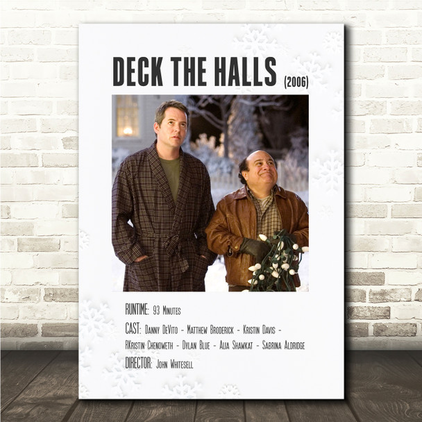 Deck the Halls Polaroid Movie Vintage Music Wall Art Poster Print