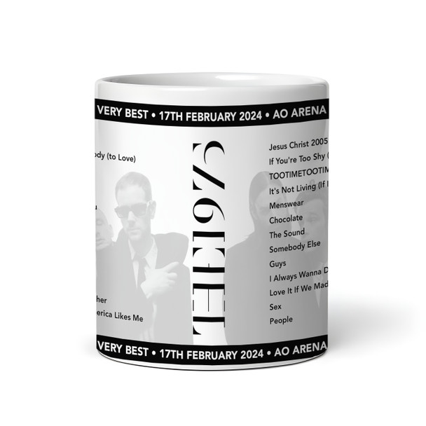 The 1975 Concert Setlist Mug - Any Gig Date Venue