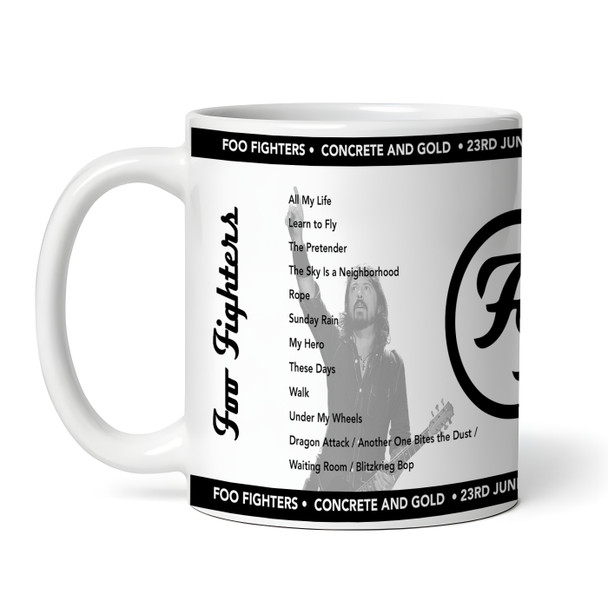 Foo Fighters Concert Setlist Gig Mug - London Stadium, London England - June 23rd 2018