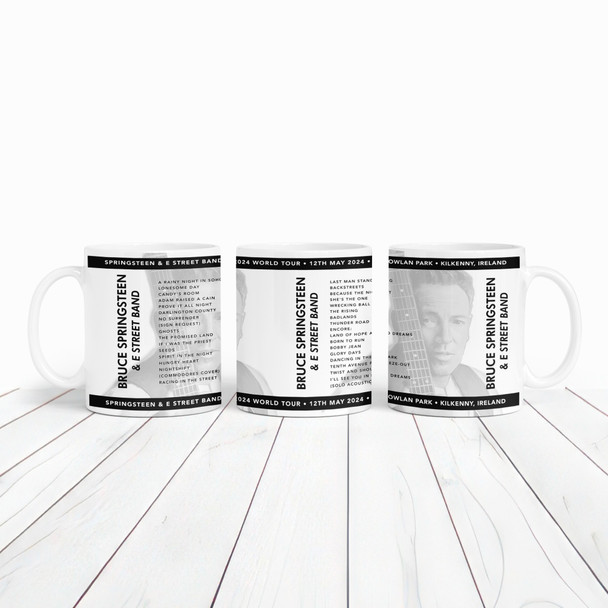 Bruce Springsteen Concert Setlist Gig Mug - Nowlan Park, Kilkenny, Ireland - May 12th 2024