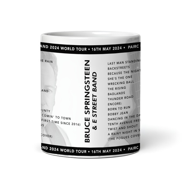 Bruce Springsteen Concert Setlist Gig Mug - Pairc Ui Chaoimh, Cork, Ireland - May 16th 2024