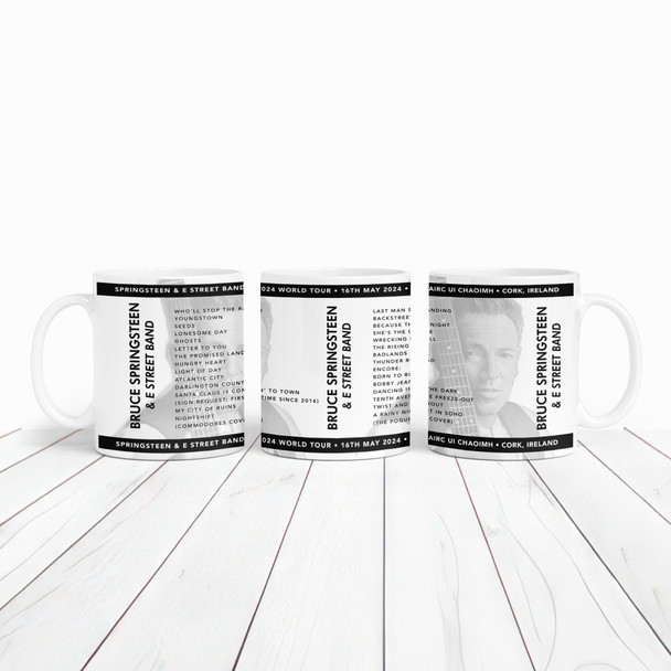 Bruce Springsteen Concert Setlist Gig Mug - Pairc Ui Chaoimh, Cork, Ireland - May 16th 2024