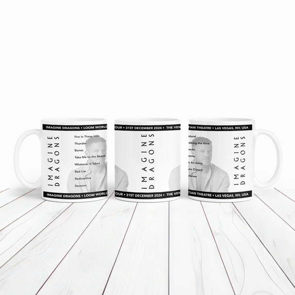 Imagine Dragons Concert Setlist Gig Mug - The Venetian Theatre, Las Vegas, NV, USA - December 31st 2024