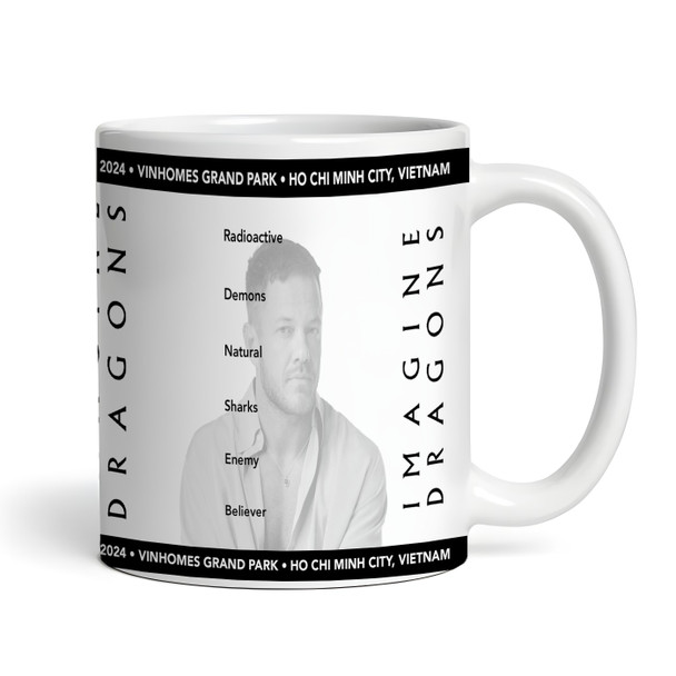 Imagine Dragons Concert Setlist Gig Mug - VinHomes Grand Park, Ho Chi Minh City, Vietnam - December 8th 2024