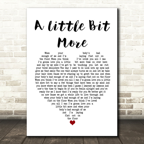 Dr Hook A Little Bit More Heart Song Lyric Quote Print