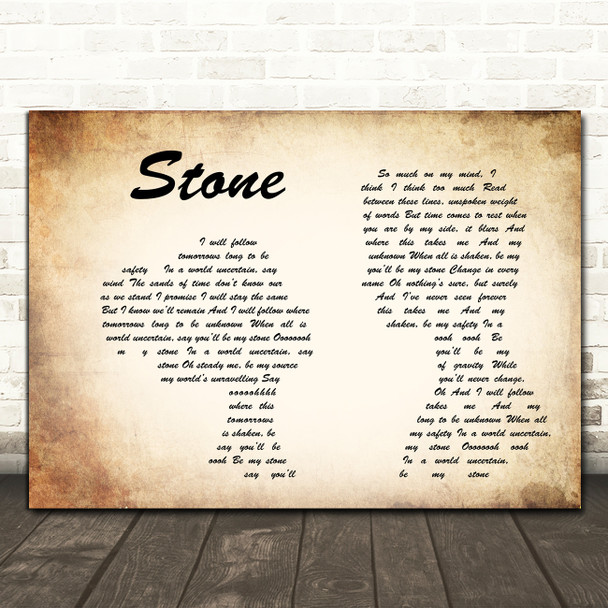 Alessia Cara Stone Man Lady Couple Song Lyric Print