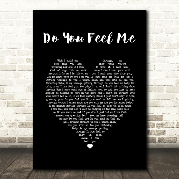 Anthony Hamilton Do You Feel Me Black Heart Song Lyric Print