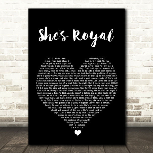 Tarrus Riley She's Royal Black Heart Song Lyric Print