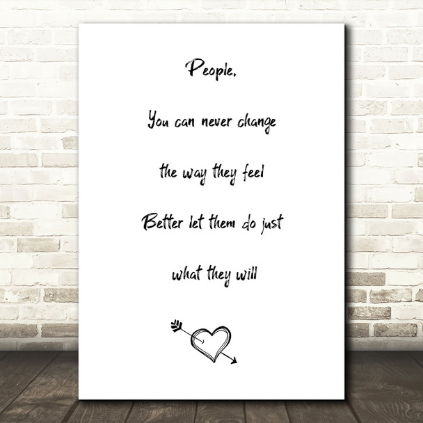 George Michael Kissing A Fool People Song Lyric Quote Print