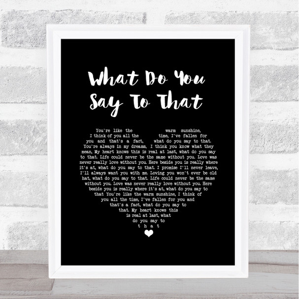 George Strait What Do You Say To That Black Heart Song Lyric Quote Music Print