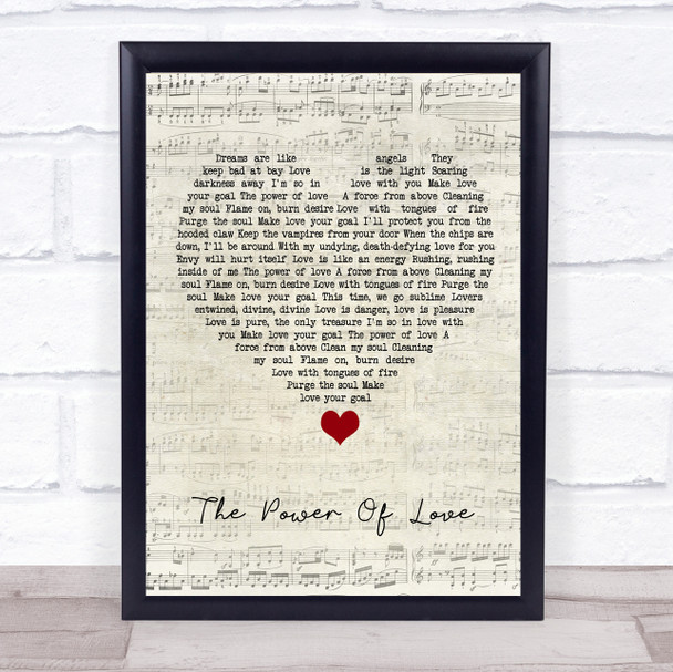 Dalton Harris ft James Arthur The Power Of Love Script Heart Song Lyric Quote Music Print