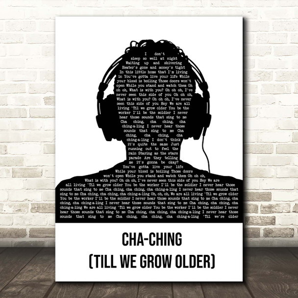 Imagine Dragons Cha Ching Till We Grow Older Black White Man