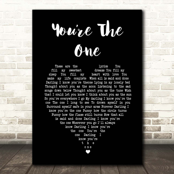 Shane McGowan Youre The One Black Heart Song Lyric Print