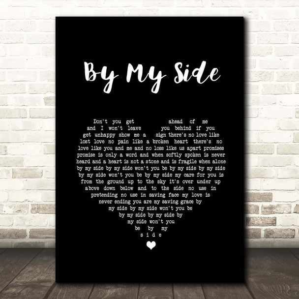 Ben Harper By My Side Black Heart Song Lyric Print