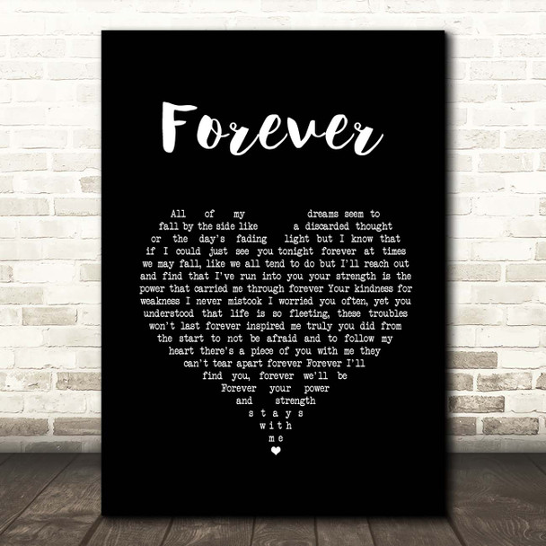 Dropkick Murphys Forever Black Heart Song Lyric Print