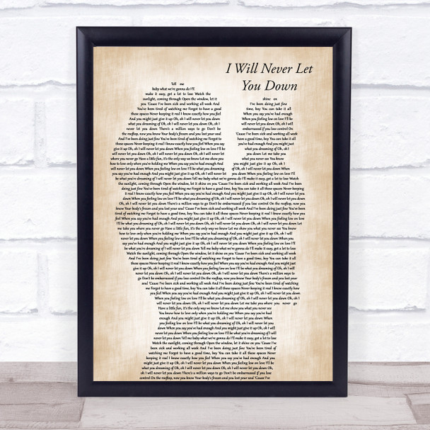 Rita Ora I Will Never Let You Down Mother & Baby Song Lyric Print