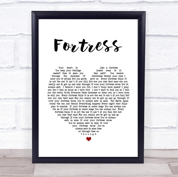 Queens of the Stone Age Fortress Heart Song Lyric Quote Print Queens of the Stone Age Fortress Heart Song Lyric Quote Print
