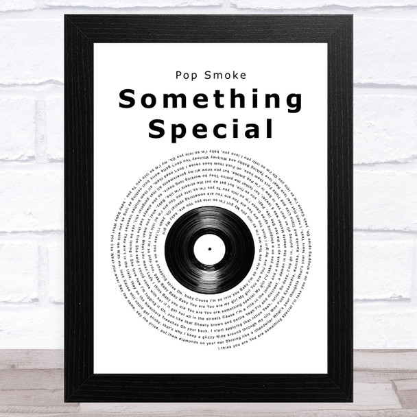 Pop Smoke Something Special Vinyl Record Song Lyric Music Art Print