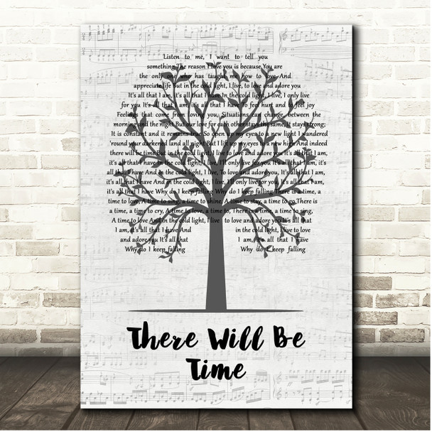 Mumford & Sons and Baaba Maal There Will Be Time Music Script Tree Song Lyric Print