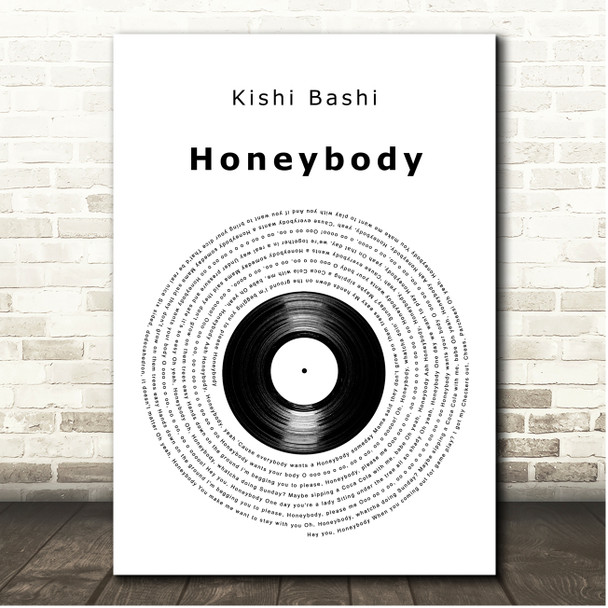 Kishi Bashi Honeybody Vinyl Record Song Lyric Print