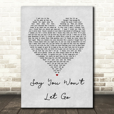 Just say you won't let go.  Song lyric quotes, Song lyrics wallpaper,  Favorite book quotes