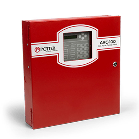 3992755 Potter Arc 100 100 Point Fire Alarm Releasing Control Panel
