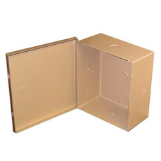 BW-106B Mier NEMA Type 1 Indoor 12" W x 12" H x 4" D Metal Electrical Enclosure - Beige