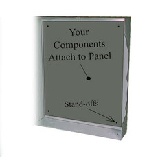 BW-103GPO Mier Metal 22" W x 28" H Back Panel for BW-103BP