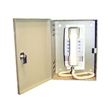 BW-210 Mier NEMA Type 1 Indoor 9" W x 12" H x 4.5" D Telephone Lockbox - Beige
