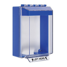 STI-14210NB STI Universal Stopper Low Profile Cover Surface Mount and Hood - No Label - Blue