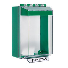 STI-14210NG STI Universal Stopper Low Profile Cover Surface Mount and Hood - No Label - Green