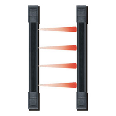 E-9622-4B25 Seco-Larm 4 Beam 22" Curtain Sensor - Black