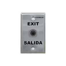 SD-7201KBQ Seco-Larm Black Button Single-Gang Request-To-Exit Plate